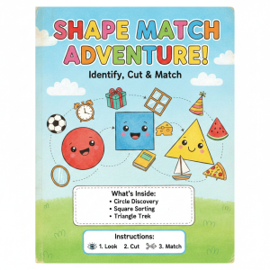Check the Shape Activity Worksheet for Kids (Printable Learning Pack)
