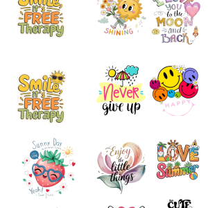 Smile, It’s Free Therapy – Cute Happy Sun Graphic T-Shirt