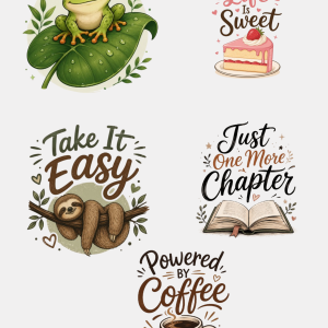 Just One More Chapter SVG PNG | Book Lover T-Shirt Design | Reading Quote Graphic | Bookworm Sublimation Design